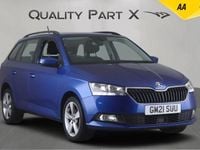 Used Skoda Fabia SE L 95 HP (69 kW) 2021 Blue Estate