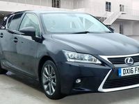 Used Lexus CT200h 136 HP (100 kW) 2016 Black Hatchback