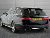 Used Mercedes E220 AMG Line Premium 194 HP (142 kW) 2019 Obsidian black Estate