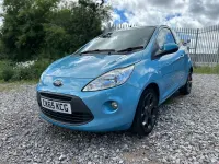 Used Ford Ka Zetec 69 HP (50 kW) 2015 Blue Hatchback