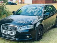 Used Audi A3 S-Line 2010 Black Hatchback