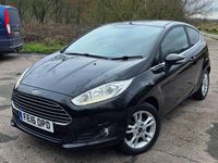 Used Ford Fiesta Zetec 2016 Black Hatchback