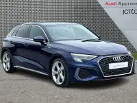 Used Audi A3 S-Line 108 HP (79 kW) 2024 Blue Hatchback
