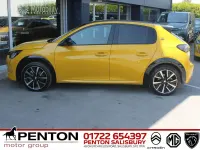 Used Peugeot e-208 GT 100 kW (136 HP) 2023 Yellow Hatchback