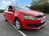 Used VW Polo SE 70 HP (51 kW) 2011 Red Hatchback
