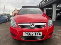 Used Vauxhall Zafira 2012 Red MPV