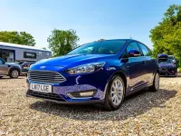 Used Ford Focus Titanium 125 HP (91 kW) 2017 Blue Hatchback