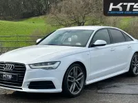 Used Audi A6 Black Edition 190 HP (139 kW) 2015 White Sedan