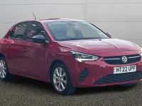 Used Vauxhall Corsa Design Edition 101 HP (74 kW) 2022 Red Hatchback