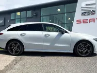 Used Mercedes CLA200 Shooting Brake AMG line 2023 White Estate