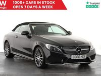 Used Mercedes C300 AMG line 2016 Black Cabriolet