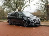 Used Mercedes V300 AMG line 2023 Black MPV