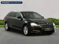 Used Skoda Superb SE Technology 150 HP (110 kW) 2021 Black Estate