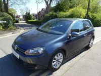 Used VW Golf VI Match 105 HP (77 kW) 2011 Blue Hatchback