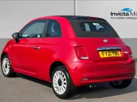 Used Fiat 500 Lounge 68 HP (50 kW) 2021 Red Cabriolet