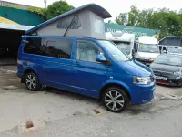 Used VW T5 Highline 140 HP (102 kW) 2013 Blue Van