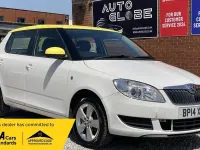 Used Skoda Fabia SE 105 HP (77 kW) 2014 White Hatchback