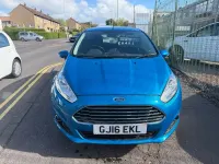 Used Ford Fiesta Zetec 82 HP (60 kW) 2016 Blue Hatchback