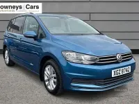 Used VW Touran SE 110 HP (80 kW) 2017 Blue MPV