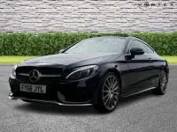 Used Mercedes C250 AMG Line Premium Plus 204 HP (150 kW) 2016 Blue Coupe