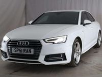 Used Audi A4 S-Line 150 HP (110 kW) 2018 White Sedan