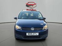 Used VW Touran SE 105 HP (77 kW) 2015 Blue MPV