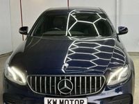Used Mercedes E350 AMG line 258 HP (189 kW) 2017 Blue Sedan