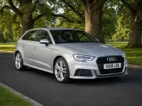 Used Audi A3 Sportback S-Line 150 HP (110 kW) 2018 Silver Hatchback