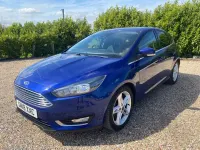 Used Ford Focus Titanium 125 HP (91 kW) 2018 Blue Hatchback