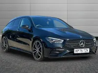 Used Mercedes CLA200 Shooting Brake AMG Line Premium 175 HP (128 kW) 2025 Cosmos black Estate
