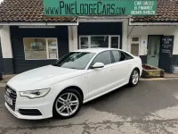 Used Audi A6 S-Line 190 HP (139 kW) 2014 White Sedan