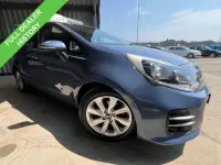 Used Kia Rio 89 HP (65 kW) 2015 Blue Hatchback