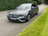 Used Mercedes E220 AMG line 2018 Grey Sedan