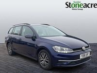 Used VW Golf VII SE 115 HP (84 kW) 2018 Blue Estate