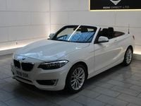 Used BMW 218 Comfort Edition 136 HP (100 kW) 2016 White Cabriolet