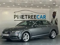 Used Audi A4 S-Line 150 HP (110 kW) 2018 Grey Sedan