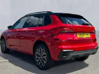 New Skoda Kamiq Design Edition 116 HP (85 kW) 2026 Velvet red metallic black magic pearl effect SUV