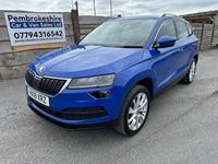 Used Skoda Karoq SE L 115 HP (84 kW) 2018 Blue SUV