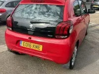 Used Peugeot 108 Active 68 HP (50 kW) 2016 Red Hatchback