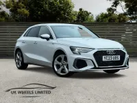 Used Audi A3 Sportback S-Line 110 HP (80 kW) 2023 White Hatchback