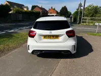 Used Mercedes A180 AMG line 109 HP (80 kW) 2016 White Hatchback