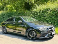 Used Mercedes CLA35 AMG Premium 306 HP (225 kW) 2019 Black Coupe
