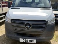 Begagnad Mercedes Sprinter 2018 Vit Van