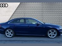 Used Audi A4 S-Line 163 HP (119 kW) 2022 Blue Sedan