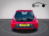 Used Toyota Aygo x-style 68 HP (50 kW) 2017 Red Hatchback