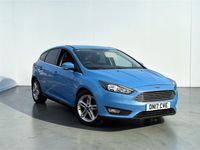 Used Ford Focus Zetec 125 HP (91 kW) 2017 Blue Hatchback