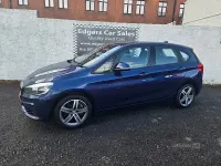 Begagnad BMW 218 Sport Line 2017 Blå Halvkombi