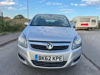 Used Vauxhall Zafira Design Edition 120 HP (88 kW) 2012 Silver MPV