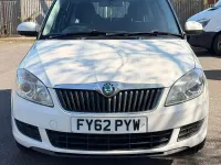 Used Skoda Fabia SE 90 HP (66 kW) 2012 White Hatchback