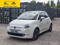 Used Fiat 500 Lounge 69 HP (50 kW) 2016 White Hatchback